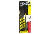 Kirjoitus- ja piirustustarvikkeet - Sharpie Kuorittavat -posliinikynät | Kapea kärki | Musta | 12 kpl - S0305071