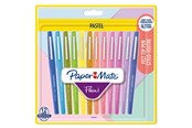 Kirjoitus- ja piirustustarvikkeet - Paper Mate Flair -huopakynät | Keskikokoinen kärki (0,7 mm) | Pastellivärit | 12 kpl - 2137277