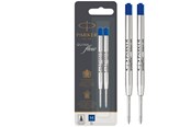 Kirjoitus- ja piirustustarvikkeet - Parker Ballpoint Pen Refills | Medium Point | Blue QUINKflow Ink | 2 Count - 1950373