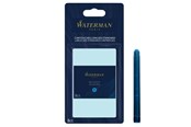 Kirjoitus- ja piirustustarvikkeet - Waterman Fountain Pen Ink Cartridges | Long | Serenity Blue | 8 Count | Blister Pack - S0713021