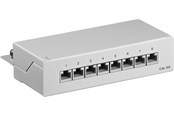Verkkokaapelit - Pro CAT 6a Mini/Desktop Patch Panel 8 Port Harmaa - ST - Harmaa - 4040849620638