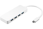 USB hub - Pro 4x USB-C™ MultiPort adapter Valkoinen - simultaneous USB hub - 4 porttia - USB 3.0 - Valkoinen - 66274