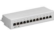 Verkkokaapelit - Pro CAT 5e Mini/Desktop Patch Panel 12 Port grey - 4040849930416