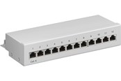 Verkkokaapelit - Pro CAT 6 Mini/Desktop Patch Panel 12 Port Harmaa - Harmaa - 4040849693069