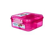 Keittiötarvikkeet - Sistema Bento Cube 1.25 L (Pink) - 41685