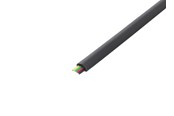Verkkokaapelit - Pro Telephone flat cables 4-core 100 m reel AWG 30. - Musta - 100m - 4040849502538
