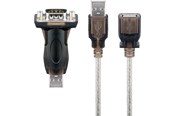 Näyttökaapeli - Pro USB serial RS232 converter mini Läpinäkyvä - 4040849931284