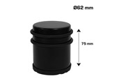 Kannakkeet & Saranat  - Home>it Dørstop løs Ø62x75 mm 1 kg - matsort - 13168