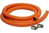 Grillit ja tarvikkeet - cozze ® hose for regulator 2.0 m & 2 x clamps for hose connection - 90147