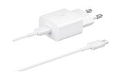 Puhelin - Adapterit & Laturit - Samsung 15W USB-C Power Adapter (Incl. cable) - White - EP-T1510XWEGEU