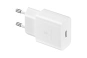Puhelin - Adapterit & Laturit - Samsung 15W USB-C Power Adapter (no cable) - White - EP-T1510NWEGEU
