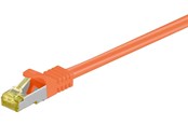 Verkkokaapelit - Pro RJ45 patch cord CAT 6A S/FTP (PiMF) 500 MHz with CAT 7 raw cable Oranssi - Oranssi - 7.5m - 4040849916335
