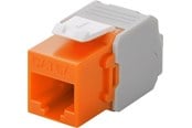 Lisätarvikkeet - Pro Keystone module RJ45 CAT 6A UTP Oranssi - 4040849906909