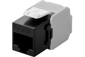 Lisätarvikkeet - Pro Keystone module RJ45 CAT 6A UTP Musta - 4040849906923