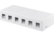 Lisätarvikkeet - Pro Keystone tyhjä kotelointi 6 portille - 4040849793790