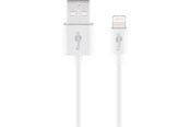 USB kaapelit - Pro USB-A <-> Lightning - Valkoinen - 3m - USB-A-Lightning-3m-W