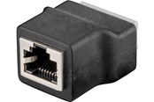 Verkkokaapelit - Pro Terminal Block 8-pin > RJ45 female (8P8C) - Musta - 4040849767371
