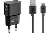 Puhelin - Adapterit & Laturit - Pro USB-C™ charger set 2.4 A - 4040849449864
