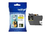 Mustepatruunat, värikasetit ja lisävarusteet - Brother - yellow - original - ink cartridge - LC421XLY
