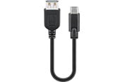 Verkkokaapelit - Pro Synkronoi ja lataa Super Speed USB-C™ - USB A 3.0 jatkojohto - 4040849567315