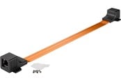 Verkkokaapelit - Pro Ultra-slim RJ45 LAN window feed-through 0.3 m - Läpinäkyvä - 0.3m - 4040849714122