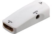 Audiokaapelit - Pro Kompakti HDMI™/VGA-sovitin sisältäen äänen kullattuna. - 4040849447945