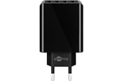 Puhelin - Adapterit & Laturit - Pro 4-way USB charger (30W) Musta - 4040849449536