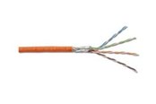 Verkkokaapelit - DIGITUS CAT7 S-FTP Roh-Inst.kabel.100m - Oranssi - 1000m - DK-1743-VH-10