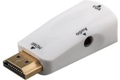 Näyttökaapeli - Pro Kompakti HDMI™/VGA-sovitin sisältäen äänen kullattuna. - 4040849447938