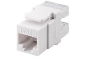 Verkkokaapelit - Pro Keystone module RJ45 CAT 6 UTP 250 MHz - Valkoinen - 4040849957406