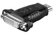 Näyttökaapeli - Pro HDMI™/DVI-D adapter nickel plated - 4040849680984