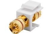 Verkkokaapelit - Pro Keystone-moduulikaiutin - Punainen - 4040849794841