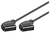 Näyttökaapeli - Pro Scart connection cable nickel plated ø 7 mm - 4040849117022
