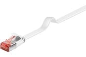 Verkkokaapelit - Pro LAN CAT 6 U/FTP flat - Valkoinen - 5m - 4040849949197