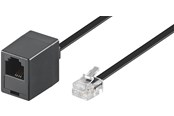 Verkkokaapelit - Pro Modulaarinen puhelimen jatkojohto - Musta - 3m - 4040849682599
