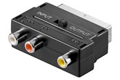 Näyttökaapeli - Pro SCART-koostelähtö komposiittiaudio-/videosovittimella SISÄÄN/ULOS - 4040849501227