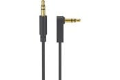 Audiokaapelit - Pro AUX-audioliitäntäkaapeli 3,5 mm stereona 3-nastainen ohut CU-kulmaliitin - 4040849677830