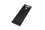 DIY Vesijäähdytys - EK Water Blocks EK-Quantum Torque Color Ring 10-Pack STC 12/16 - Black - 3831109816639