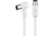 Antennikaapelit/-liittimet - Pro Angled antenna cable (<70 dB) 2x shielded - 4040849117145