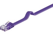 Verkkokaapelit - Pro LAN CAT 6 Flat U/UTP - Purppura - 2m - 4040849964176