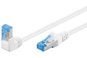 Verkkokaapelit - Pro LAN CAT 6A S/FTP 90° - Valkoinen - 5m - 4040849515675