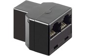 Verkkokaapelit - Pro ISDN T-Adapter - Musta - 4040849505942