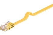 Verkkokaapelit - Pro LAN CAT 6 Flat U/UTP - Keltainen - 1m - 4040849964084