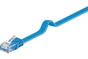 Verkkokaapelit - Pro LAN CAT 6 Flat U/UTP - Sininen - 1m - 4040849964077