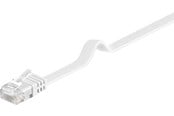 Verkkokaapelit - Pro LAN CAT 6 Flat U/UTP - Valkoinen - 1m - 4040849951923