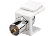 Verkkokaapelit - Pro Keystone-moduuli SAT-antennille - Valkoinen - 4040849799556