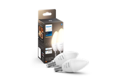 Smart Home - Älykoti - Philips Hue White E14 B39 Kynttilälamppu - 2-pack - 929003021102