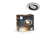 Smart Home - Älykoti - Philips Hue Milliskin Upotettava Kohdevalaisin Pyöreä - Alumiini - 929003810801