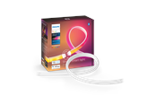Smart Home - Älykoti - Philips Hue Gradient valonauha 1 m lisäosa — White & Color Ambiance, 2 200–6 500K + 16 miljoonaa väriä, 1 800 lm, 20 W, Zigbee & Bluetooth, ohjaus sovelluksessa ja puhekomennoilla - 929002995001