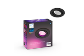 Smart Home - Älykoti - Philips Hue Centura Recessed Kohdevalaisin Pyöreä - Musta - 929003809401